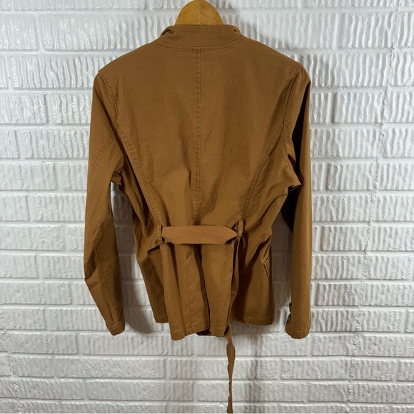 Sundance Journeyer Lightweight Linen Blend Utility Belted Jacket Small - Picture 3 of 5